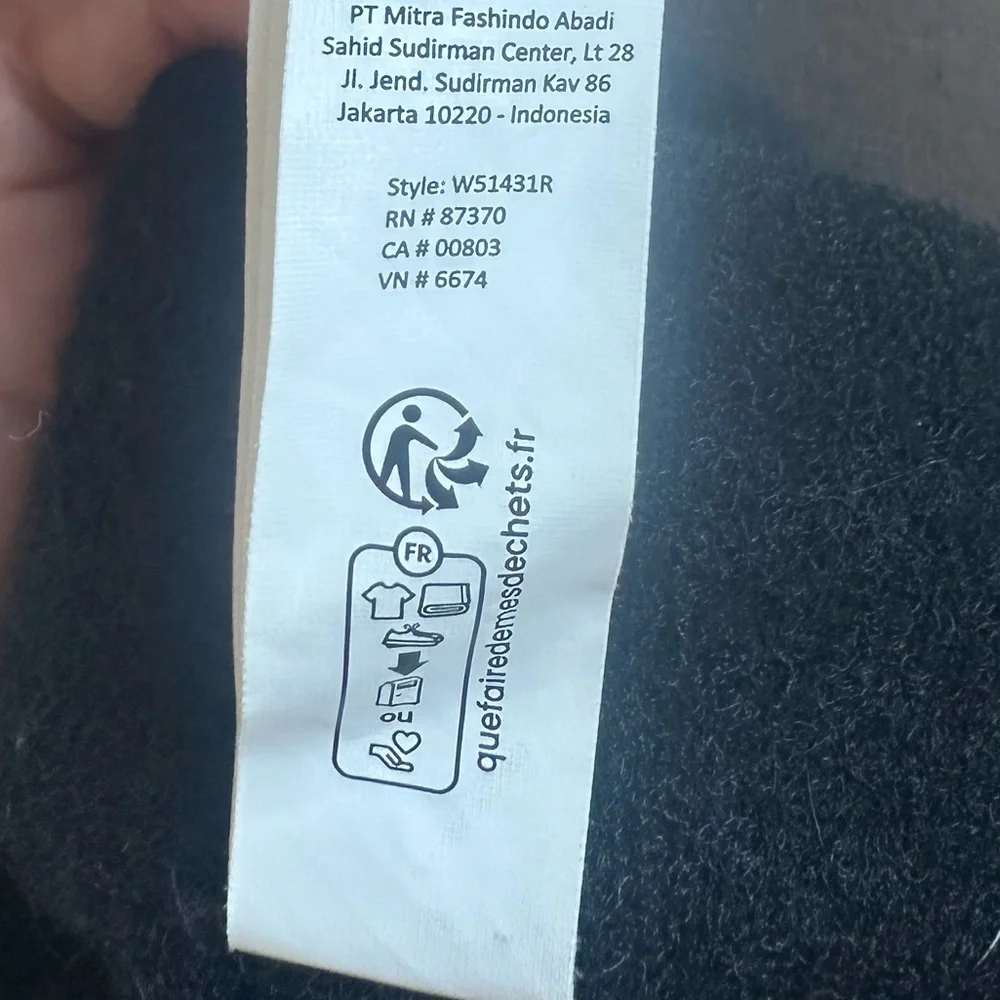 Alo Yoga Snuggle Up Sweater High-Waist Wide Leg Pant - Black - XXS - Picture 15 of 15